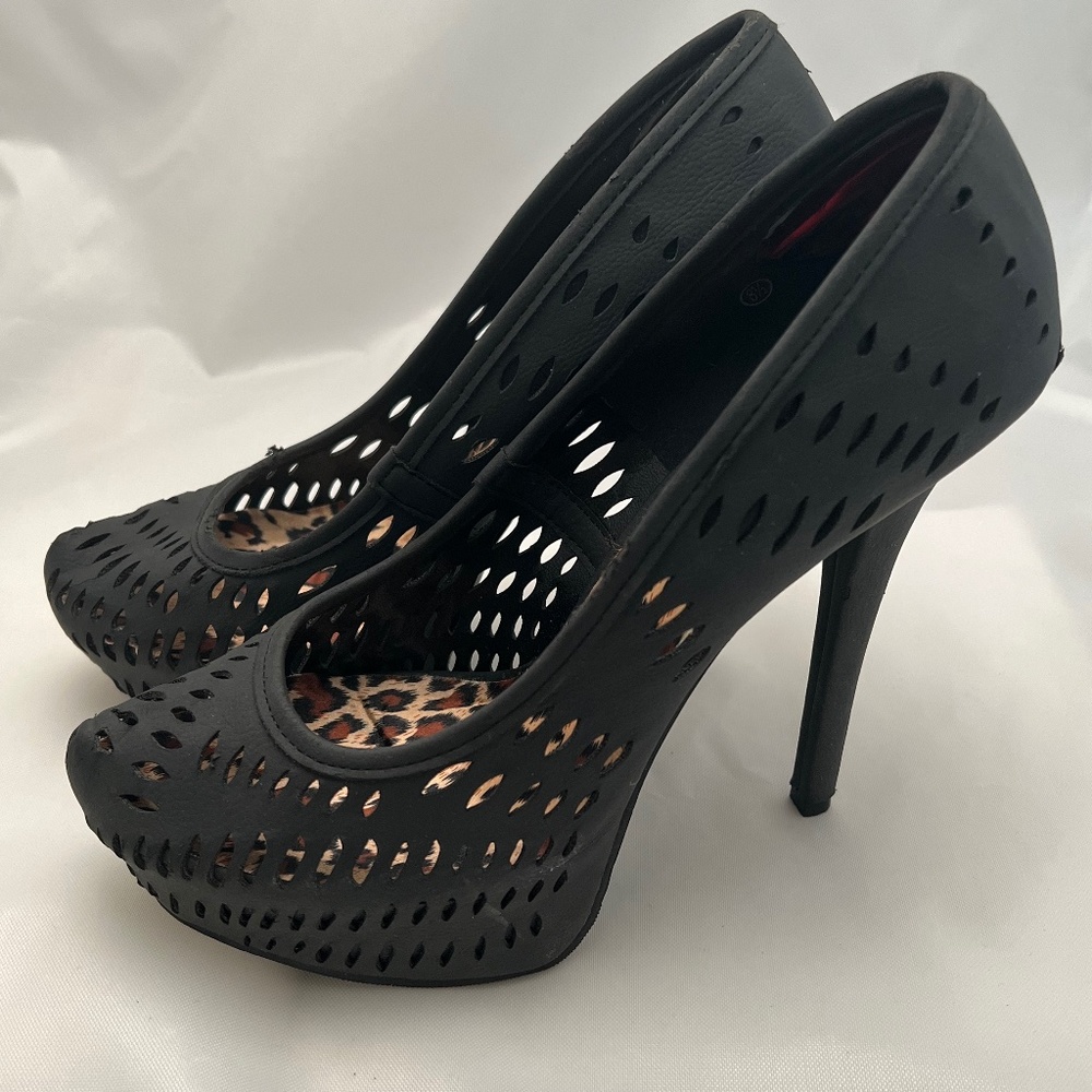 Frederick's Faux Leather Stiletto